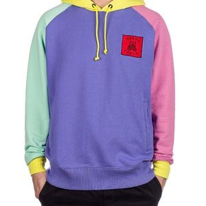 Teddy fresh color block hoodie